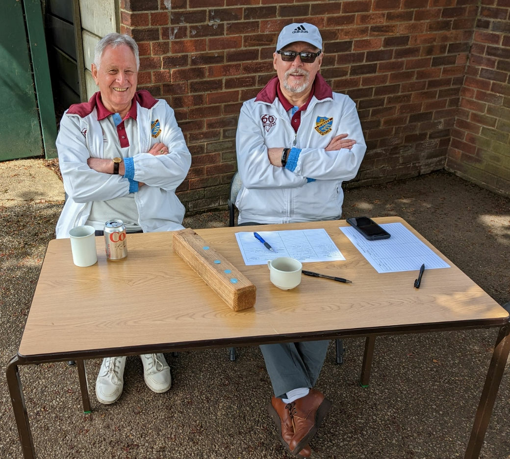 Eric and Chris doing registration duty