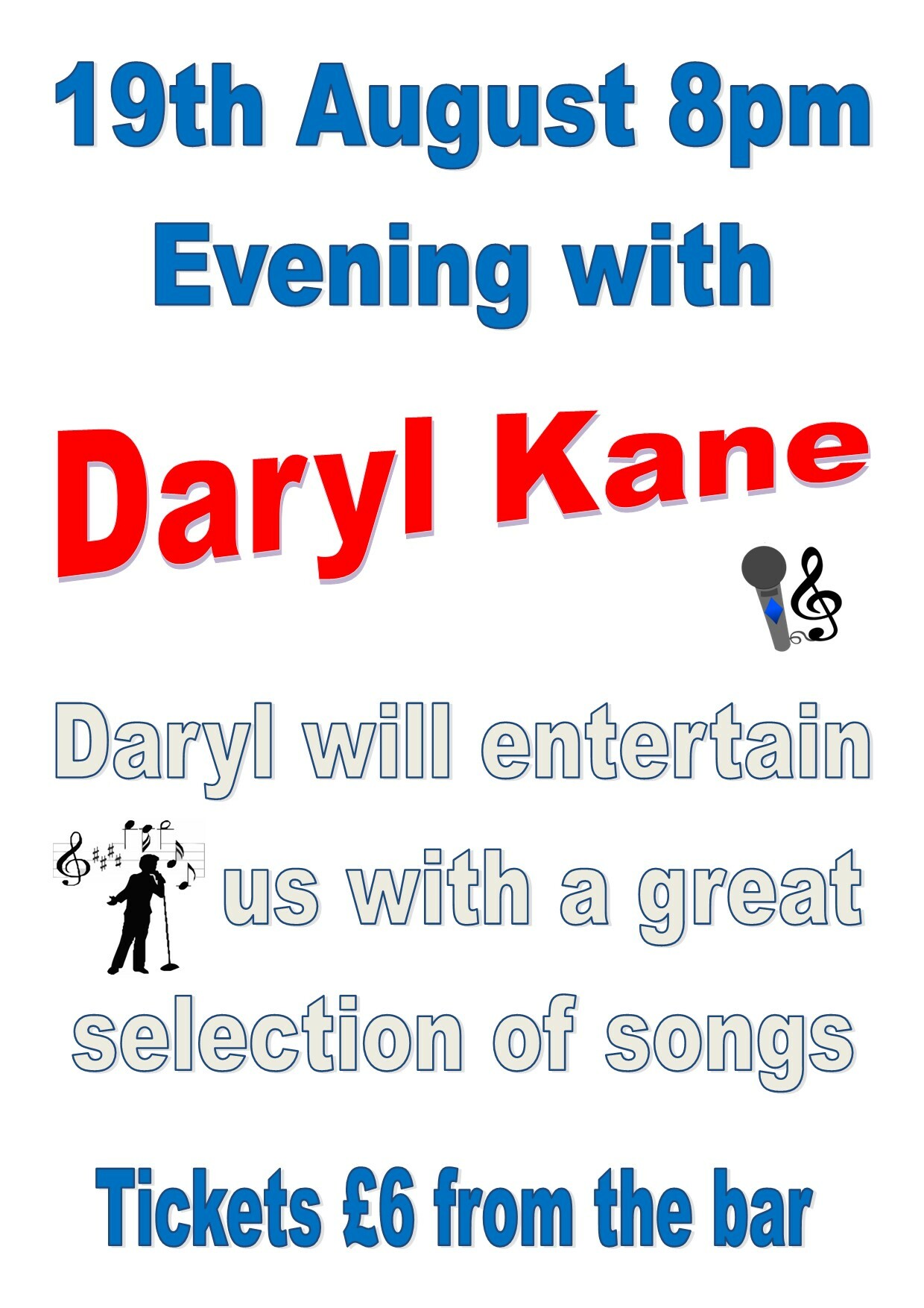 Daryl Kane 19th August