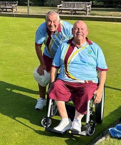 Semi-finalists Ken Greenwood and Ray Cross